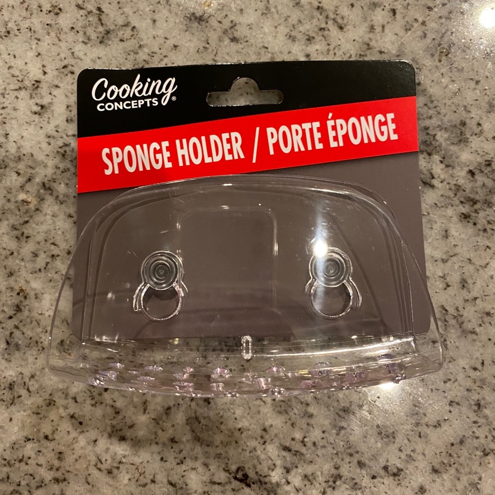 Sink sponge holder plastic